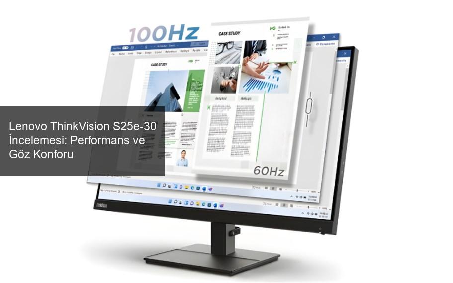 Lenovo ThinkVision S25e-30 İncelemesi